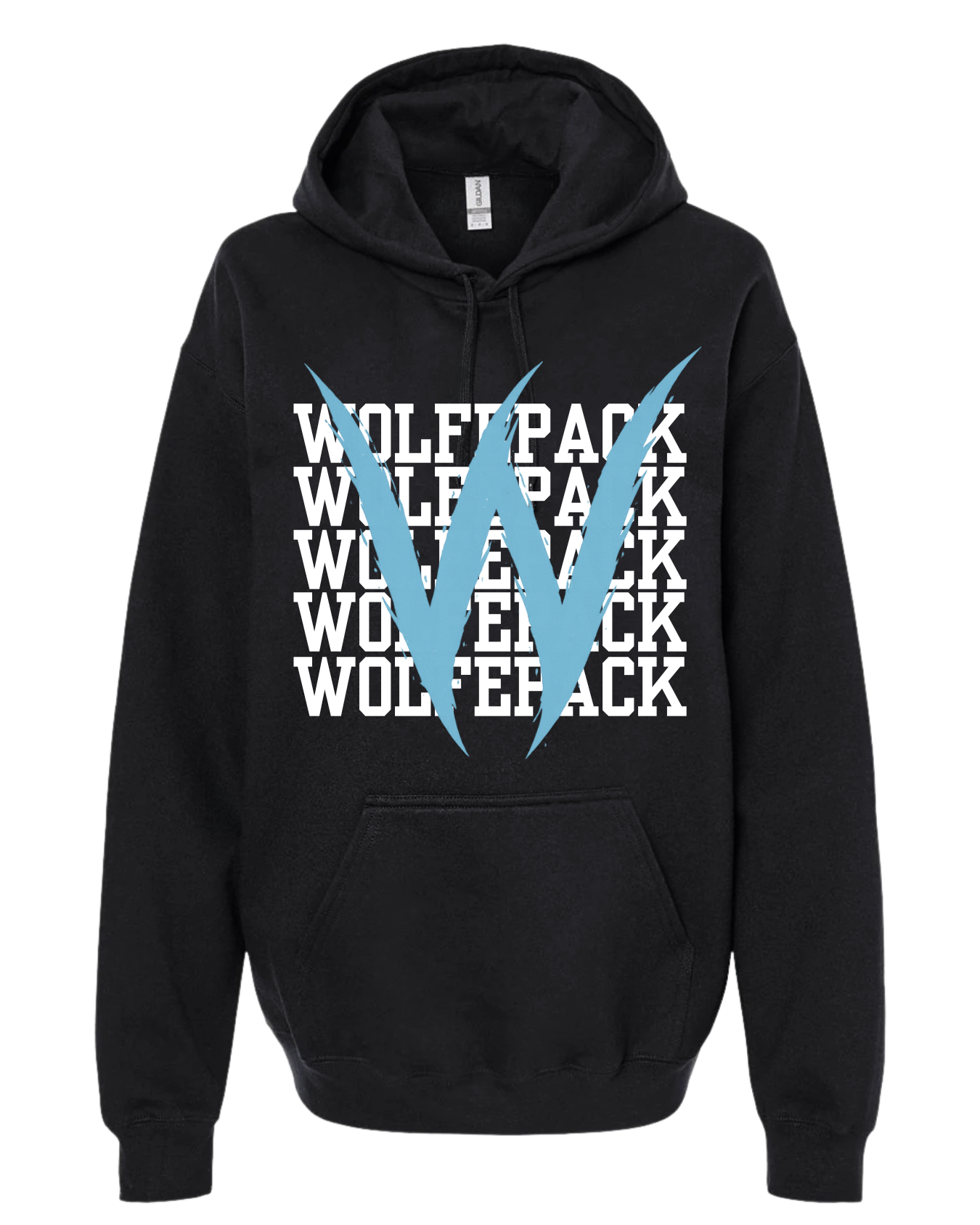 Wolfepack Player Hoodie- Black