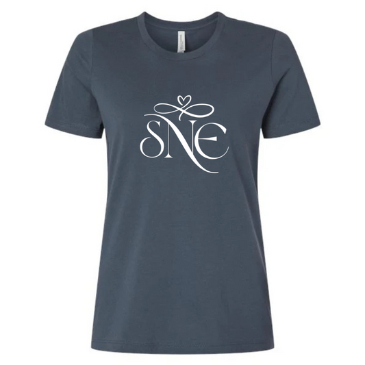 WOMENS- SNE Infiniti Tee- Vintage Navy