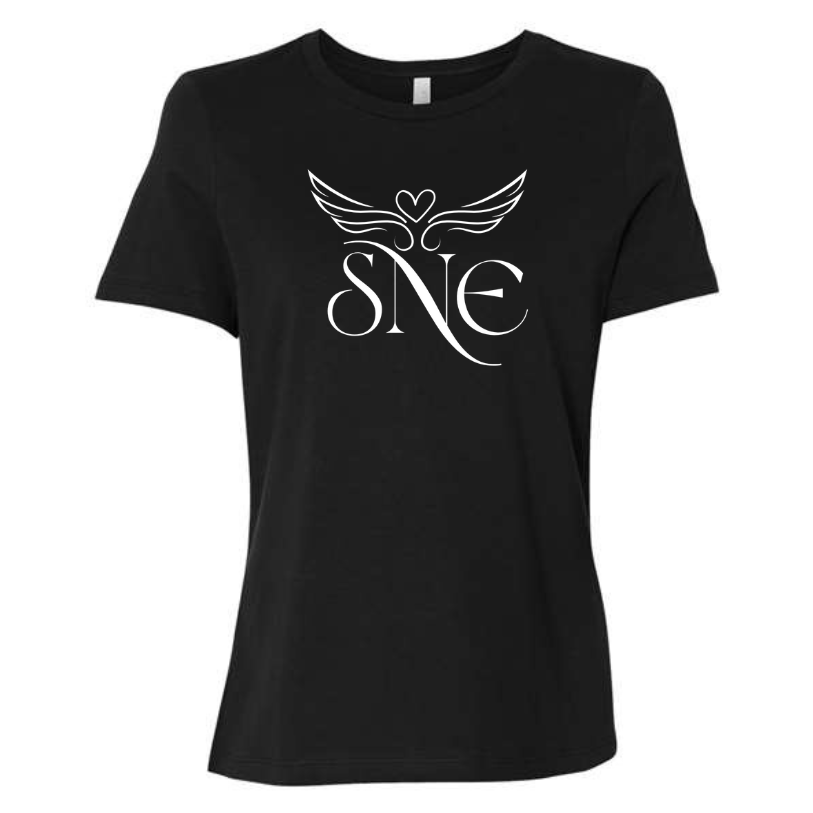 WOMENS- SNE Wing Tee- Black