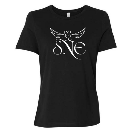 WOMENS- SNE Wing Tee- Black